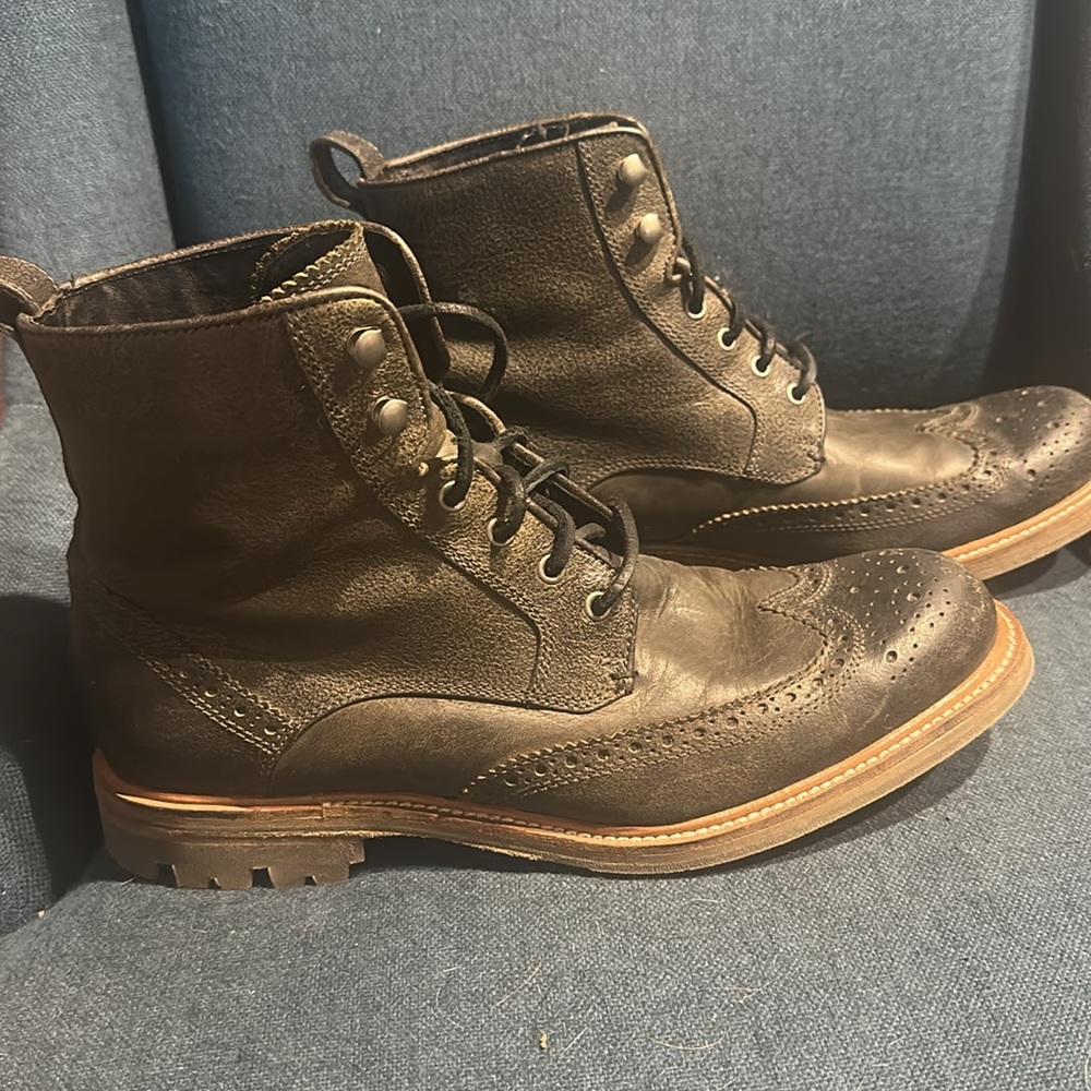 John Varvatos Wingtip Boots
